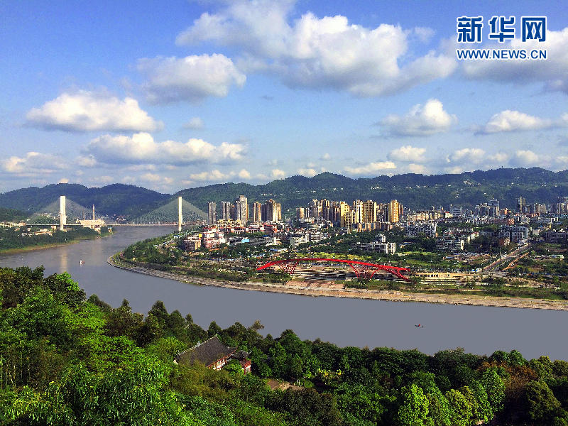 宜宾渐成宜居之城 新年第一天,长江之滨,横跨宜宾5个区县的长江绿道更